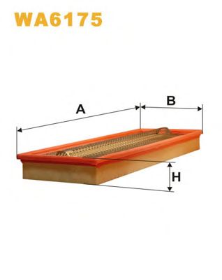 WIX FILTERS wa6175 -  Воздушный фильтр